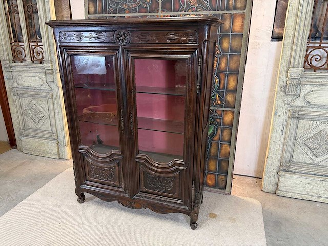 Louis xv vitrinekast - afbeelding 2 van  3