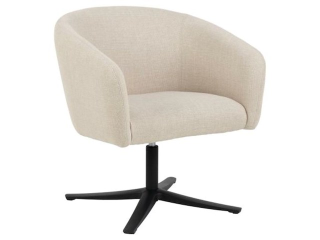 Lounge fauteuil, actona, ramsey lounge chair, beige basel 24 - afbeelding 1 van  8