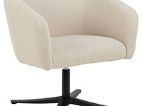 Lounge fauteuil, actona, ramsey lounge chair, beige basel 24 - afbeelding 1 van  8