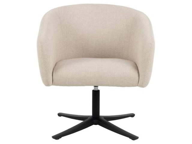 Lounge fauteuil, actona, ramsey lounge chair, beige basel 24 - afbeelding 2 van  8