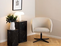 Lounge fauteuil, actona, ramsey lounge chair, beige basel 24 - afbeelding 3 van  8