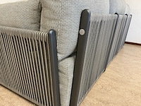 Lounge-set sorrento hoekopstelling, mrg |carbongrey/camelsand|soft grey mw - afbeelding 4 van  6