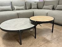 Lounge-set sorrento hoekopstelling, mrg |carbongrey/camelsand|soft grey mw - afbeelding 5 van  6