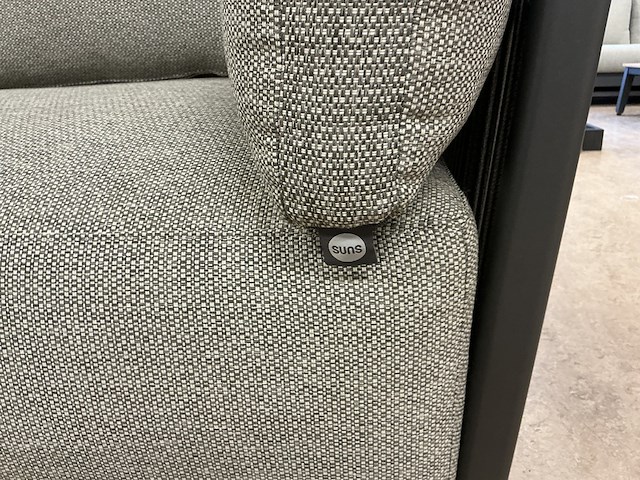 Lounge-set sorrento hoekopstelling, mrg |carbongrey/camelsand|soft grey mw - afbeelding 6 van  6