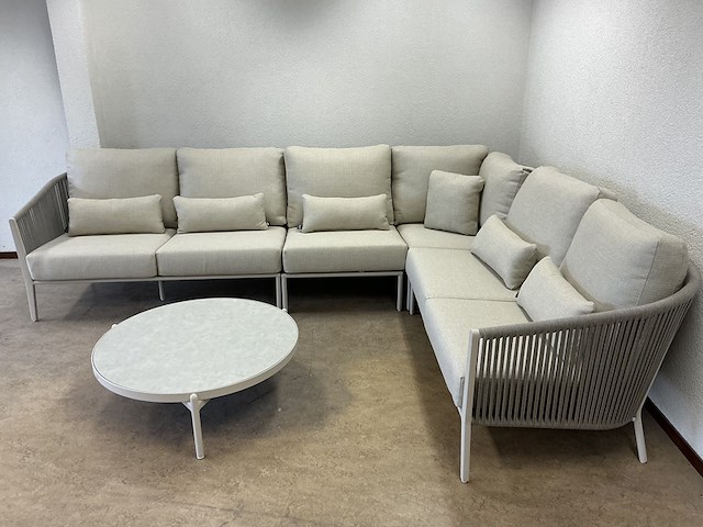 Lounge-set suns, avero hoekopstelling , camel sand/ nw - afbeelding 1 van  6