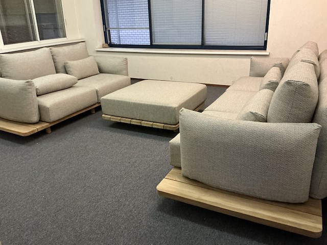 Lounge set, suns, bora, soft grey - afbeelding 7 van  7