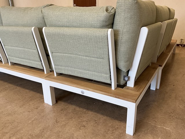 Lounge-set suns, memphis , matt white met soft green - afbeelding 2 van  10