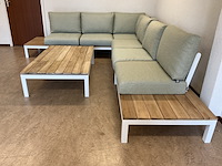 Lounge-set suns, memphis , matt white met soft green - afbeelding 4 van  10