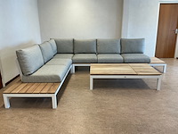 Lounge-set suns, memphis , matt white/soft grey - afbeelding 1 van  6