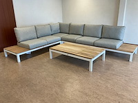 Lounge-set suns, memphis , matt white/soft grey - afbeelding 2 van  6