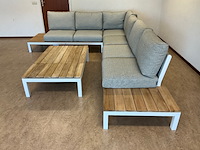 Lounge-set suns, memphis , matt white/soft grey - afbeelding 3 van  6