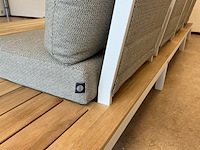 Lounge-set suns, memphis , matt white/soft grey - afbeelding 5 van  6