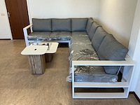 Lounge set, suns, savona, mat white/ light antraciet - afbeelding 2 van  6