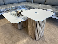 Lounge set, suns, savona, mat white/ light antraciet - afbeelding 3 van  6