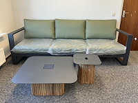 Lounge set, suns, savona, mat white - afbeelding 1 van  5