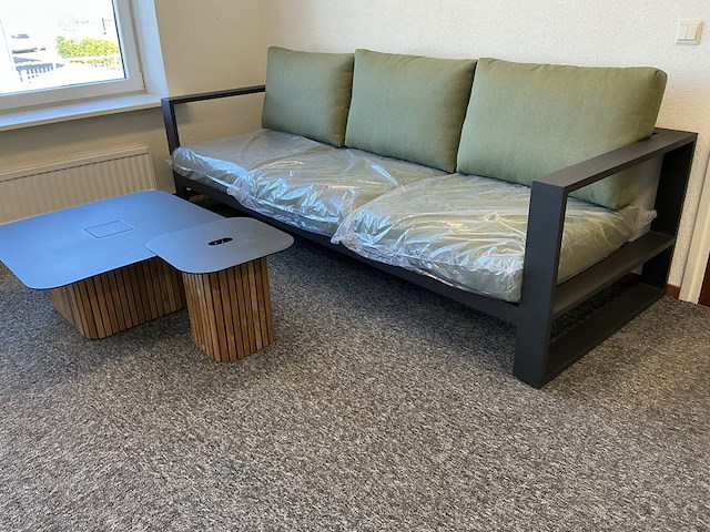 Lounge set, suns, savona, mat white - afbeelding 2 van  5