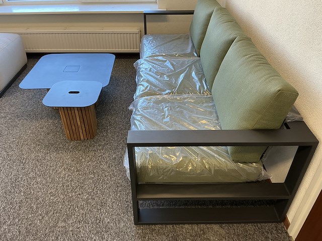 Lounge set, suns, savona, mat white - afbeelding 3 van  5