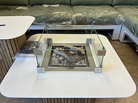 Lounge set, suns, savona open, mat white/forest green - afbeelding 4 van  8