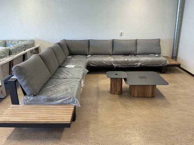 Lounge set, suns , savona open , mrg/ light antraciet - afbeelding 1 van  8