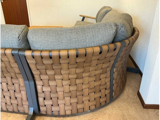 Lounge-set suns, siena , matt royal grey met soft grey - afbeelding 5 van  6