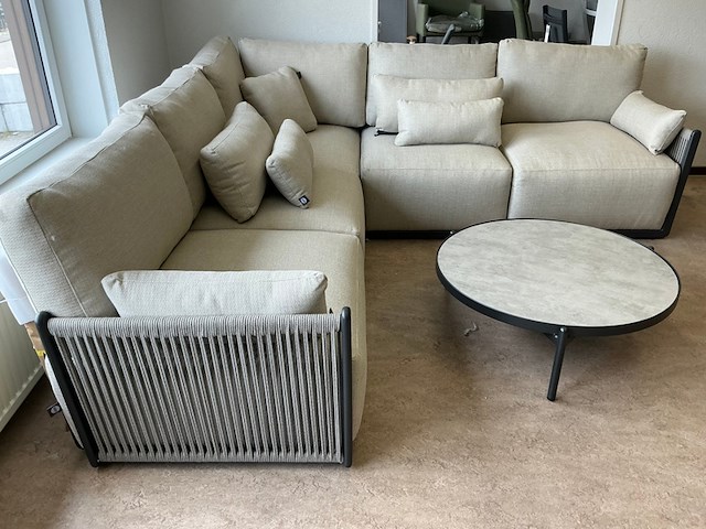 Lounge-set suns, sorrento hoekopstelling , mrg/ nmw - afbeelding 1 van  5