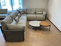 Lounge-set suns, sorrento hoekopstelling , mrg/ soft grey - afbeelding 2 van  7