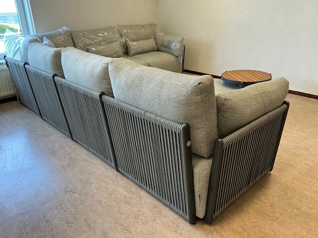Lounge-set suns, sorrento hoekopstelling , mrg/ soft grey - afbeelding 4 van  7