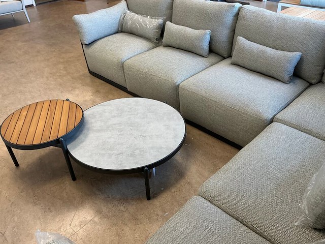 Lounge-set suns, sorrento hoekopstelling , mrg/ soft grey - afbeelding 6 van  7
