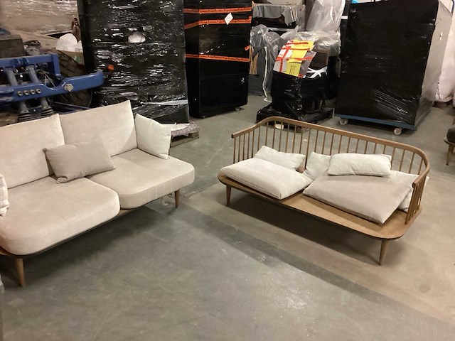 Loungebank 2 zits (2x) - afbeelding 1 van  7