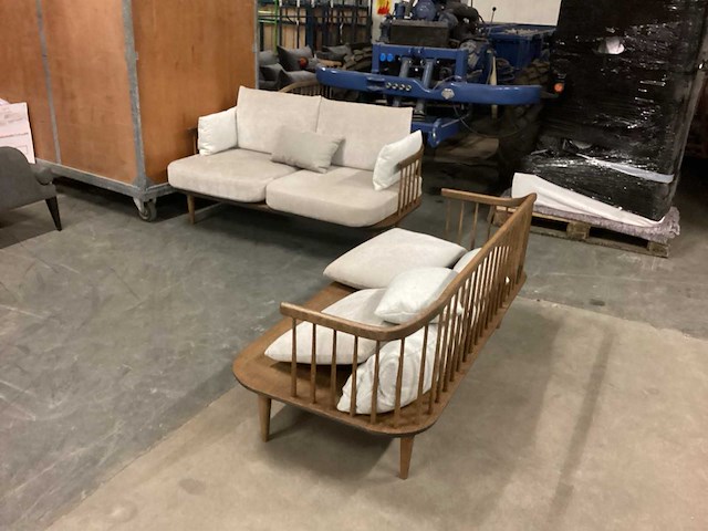 Loungebank 2 zits (2x) - afbeelding 6 van  7