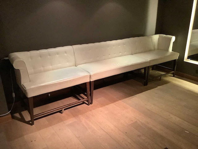 Loungebank bestaande uit 3 delen - furniture set - afbeelding 1 van  4