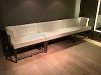 Loungebank bestaande uit 3 delen - furniture set
