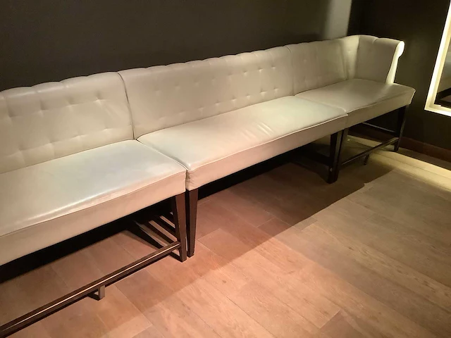 Loungebank bestaande uit 3 delen - furniture set - afbeelding 3 van  4