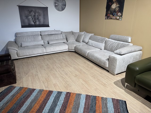 Loungebank, gebroken wit - afbeelding 1 van  5