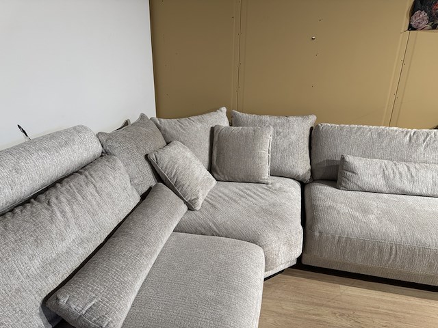 Loungebank, gebroken wit - afbeelding 5 van  5