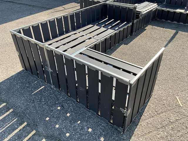 Loungebank met tafel (2x) (c) - afbeelding 3 van  8