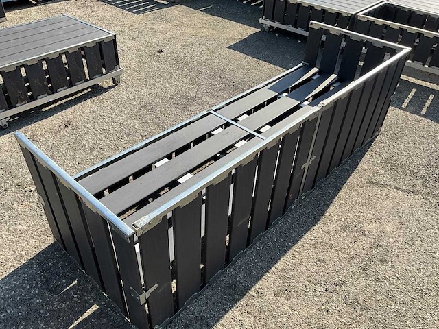 Loungebank met tafel (2x) (c) - afbeelding 4 van  9