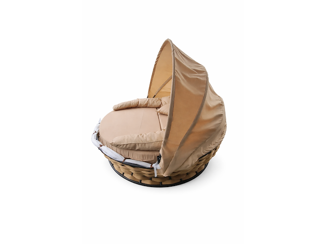 Loungebed, raz, beige - afbeelding 2 van  4