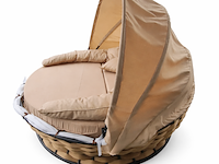 Loungebed, raz, beige - afbeelding 2 van  4