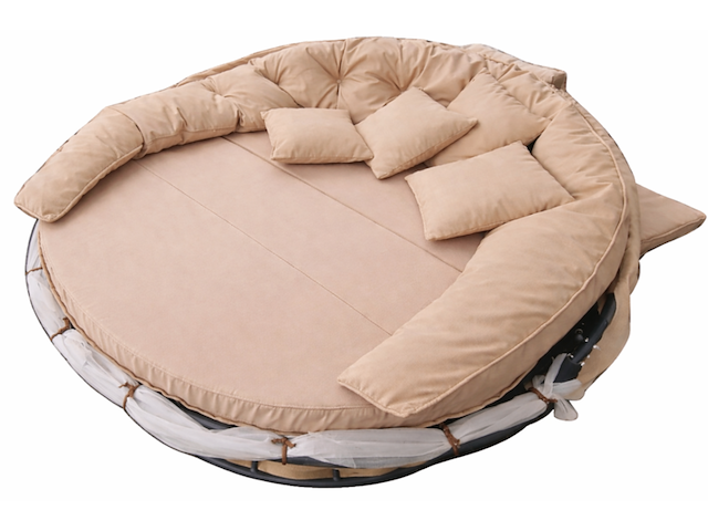 Loungebed, raz, beige - afbeelding 3 van  4