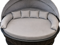 Loungebed, raz, grijs, antraciet - afbeelding 3 van  5