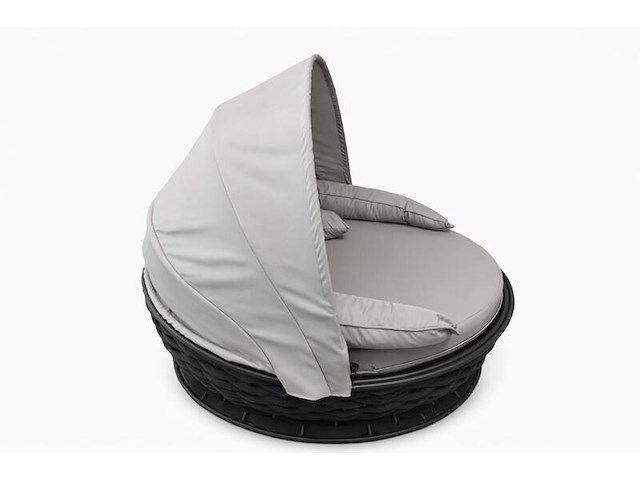 Loungebed, raz, grijs, antraciet - afbeelding 5 van  5