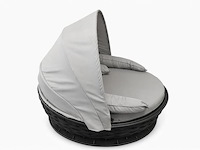 Loungebed, raz, grijs, antraciet - afbeelding 5 van  5