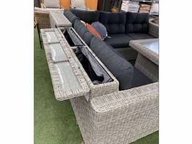 Loungeset - gepoedercoat aluminium frame - vonato - 0 - lorica - afbeelding 2 van  3