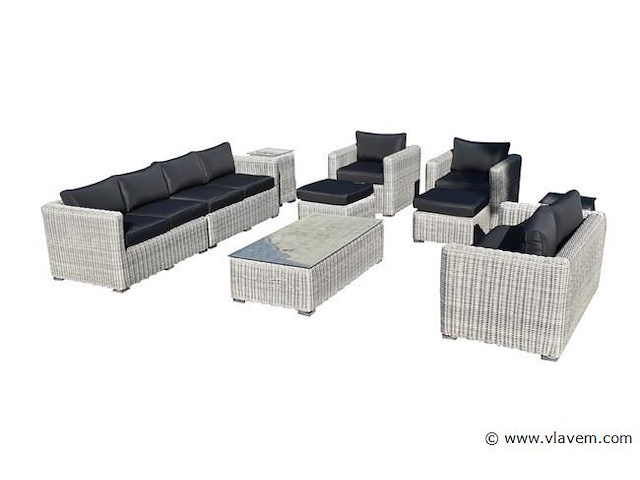 Loungeset 10-delig - afbeelding 1 van  2