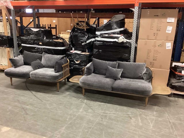 Loungeset 2 x 2 zits bank - afbeelding 1 van  8