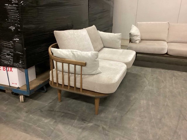 Loungeset 2 x 2 zits bank - afbeelding 6 van  7