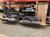 Loungeset 2 x 2 zits bank - afbeelding 1 van  8
