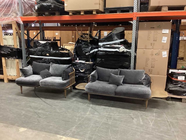 Loungeset 2 x 2 zits bank - afbeelding 2 van  8