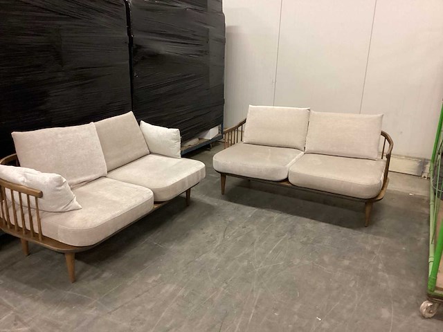 Loungeset 2 x 2 zits bank - afbeelding 1 van  7